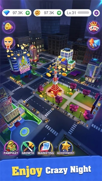 Crazy Night - Idle Casino Tycoon(娱乐大都市破解版) 0.36中文版