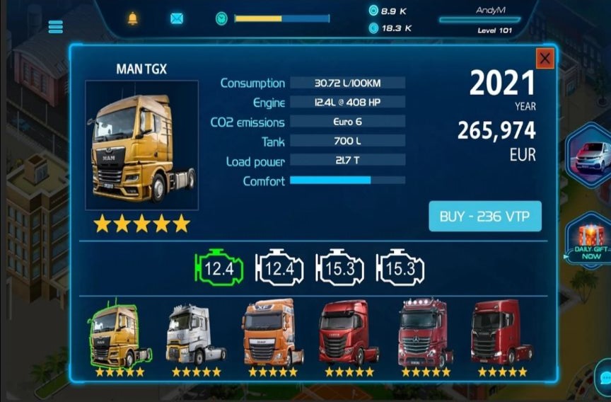 Virtual Truck Manager 2(虚拟卡车经理2免广告获得奖励版) 1.0.20修改版