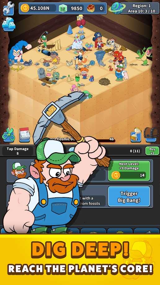 Tap Tap Dig 2(疯狂的挖掘者破解版) 0.4.3安卓版