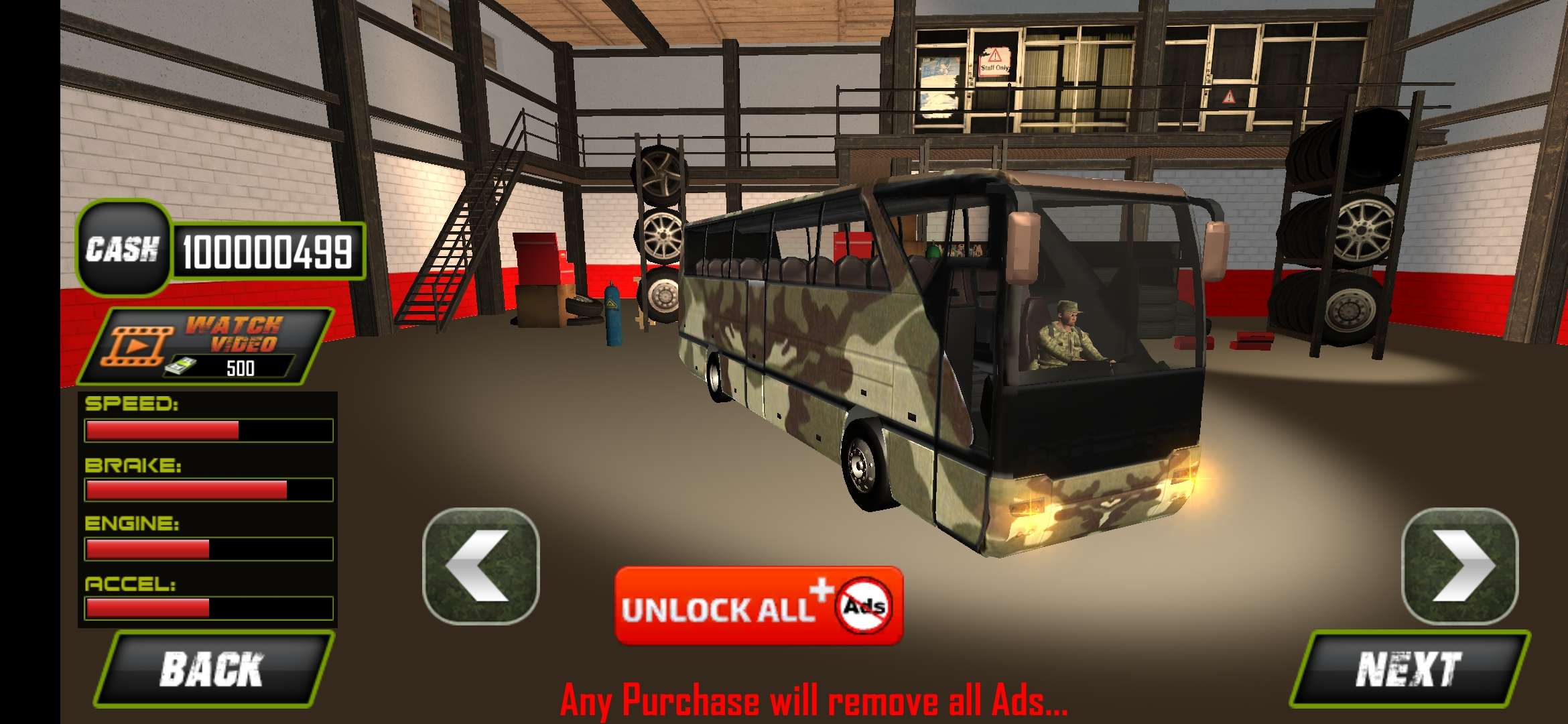 陆军巴士驾驶2017无限金币版（Army Bus Driving 2019 - Military Coach Transporter） 1.0.9破解版