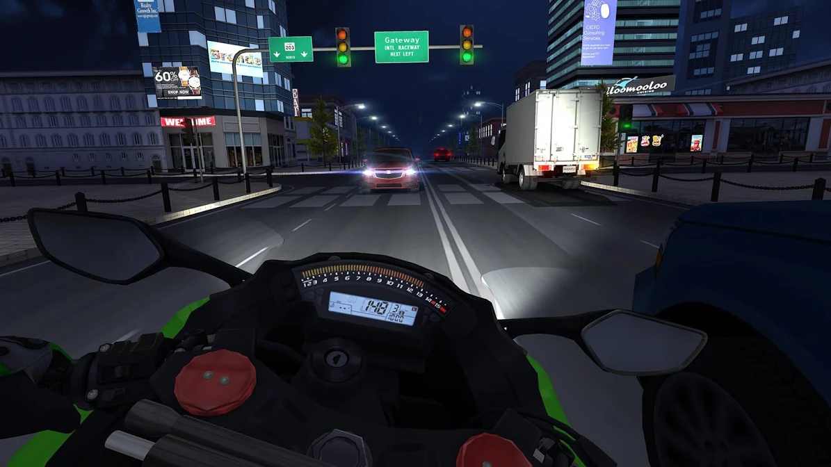 Traffic Rider（公路骑手中文破解版2022） 1.70内置菜单版