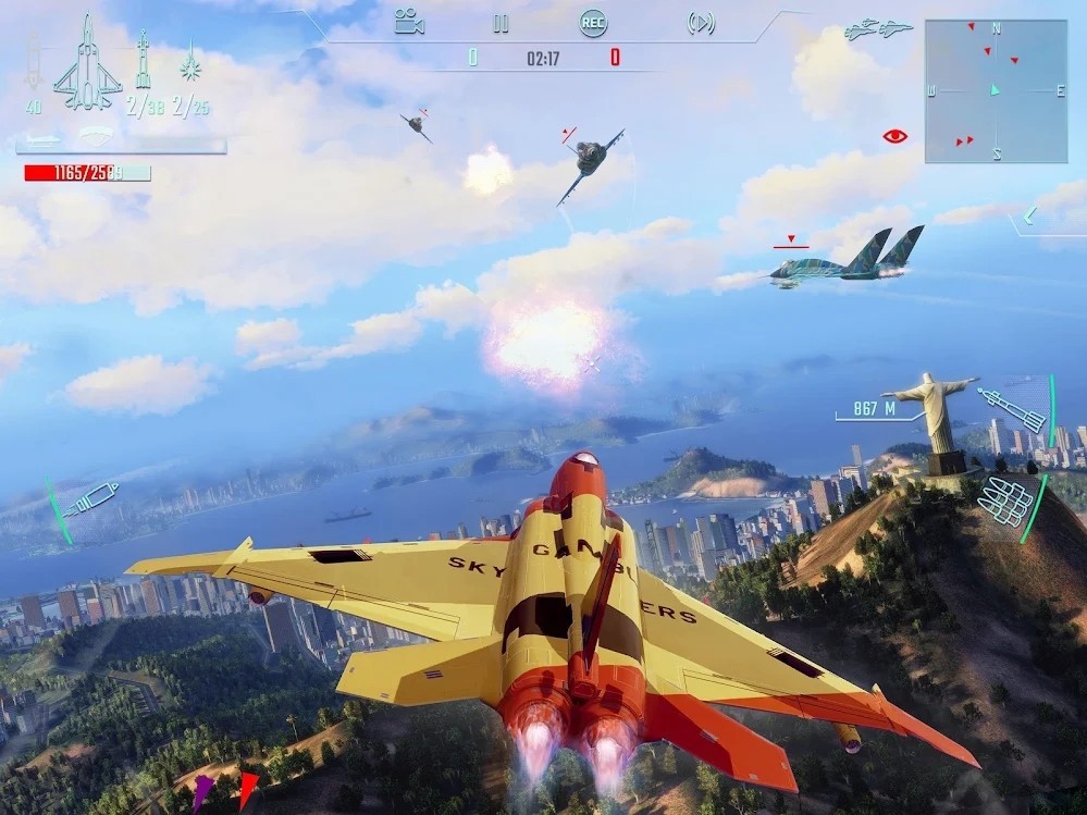 搏击长空无限战机官方版(InfiniteJets) 1.2.1安卓版