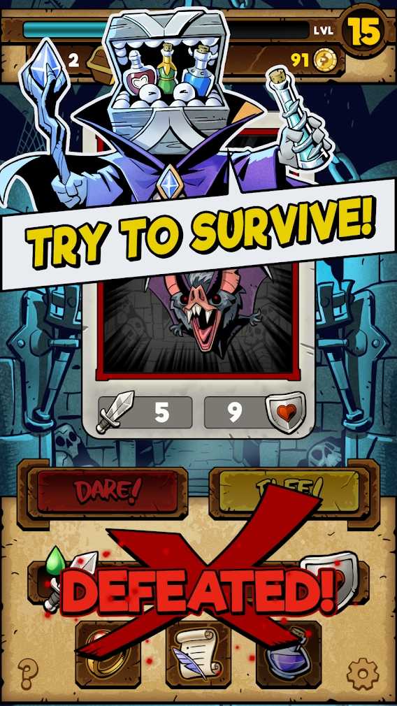 Daring Dungeoneer(大胆的地下城无限金币水晶版) 1.15内购版