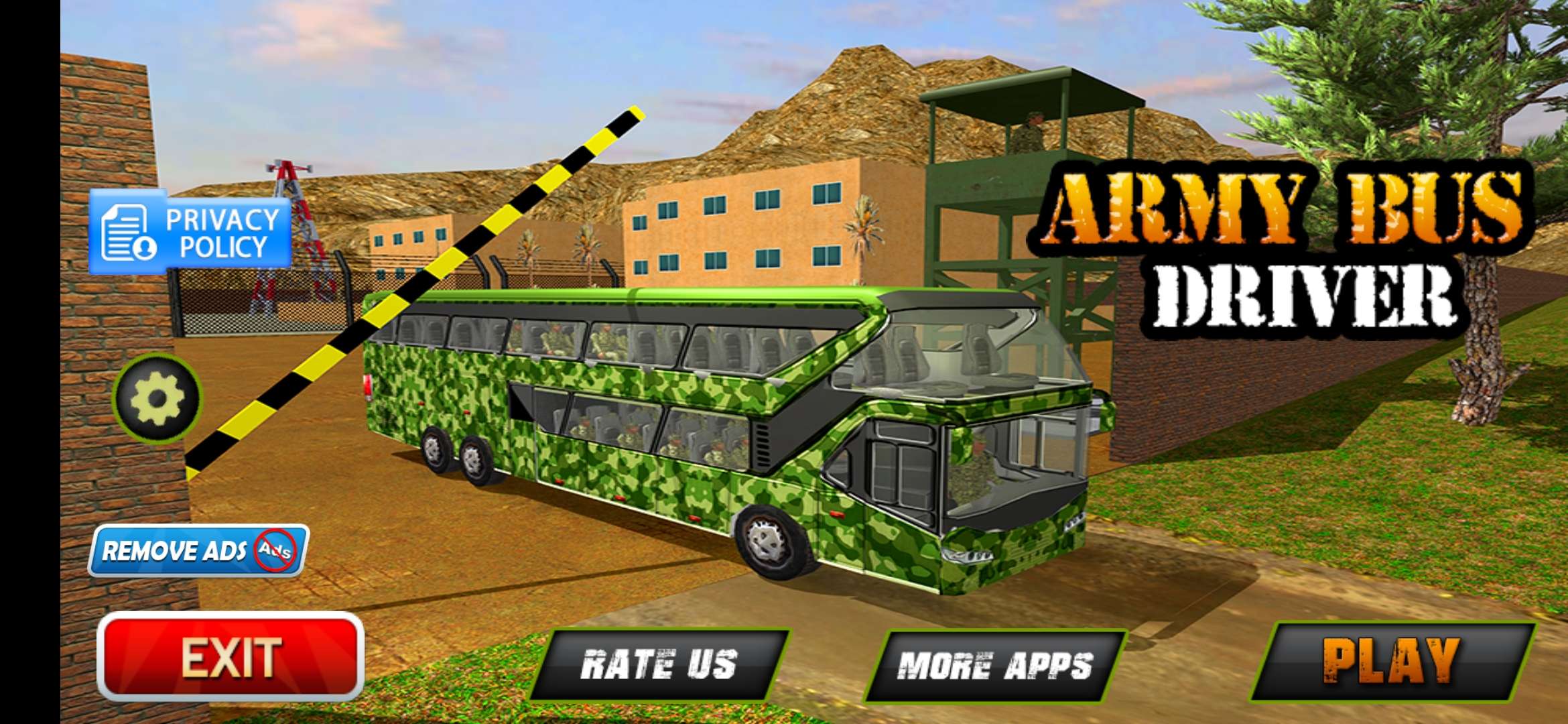 陆军巴士驾驶2017无限金币版（Army Bus Driving 2019 - Military Coach Transporter） 1.0.9破解版