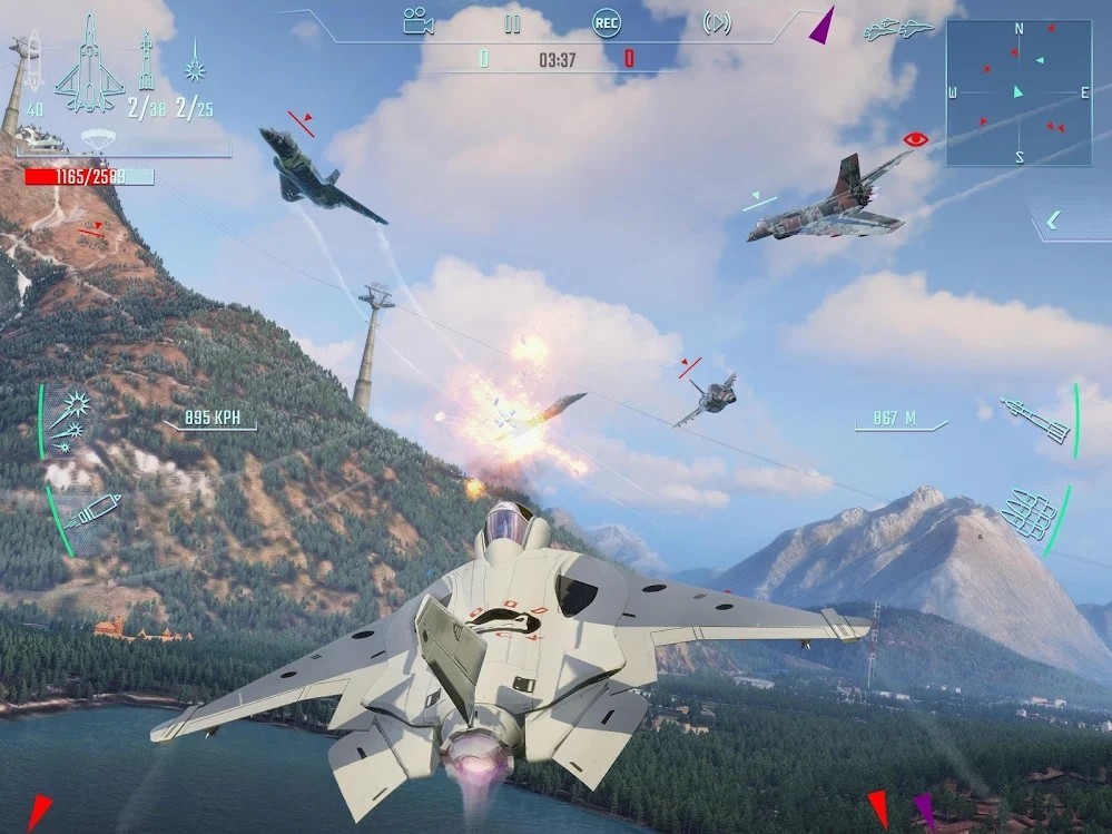 搏击长空无限战机官方版(InfiniteJets) 1.2.1安卓版