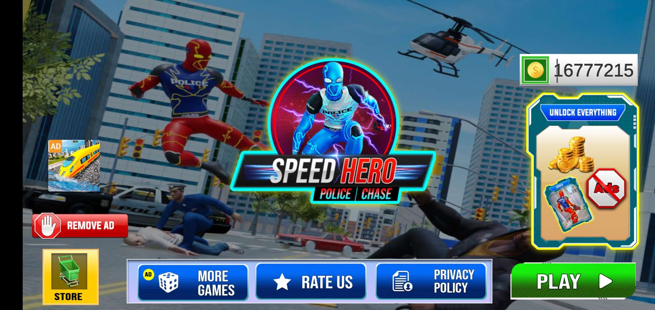 Grand Police Chase Speed Hero(极速英雄机器人无限金币版) 2.0.0破解版