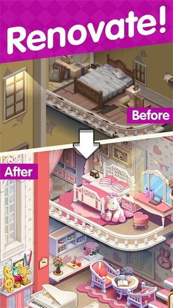 合并小小镇破解版（Merge Mall Town: Decorate Home, Classic Idle Game） 1.0.1中文版