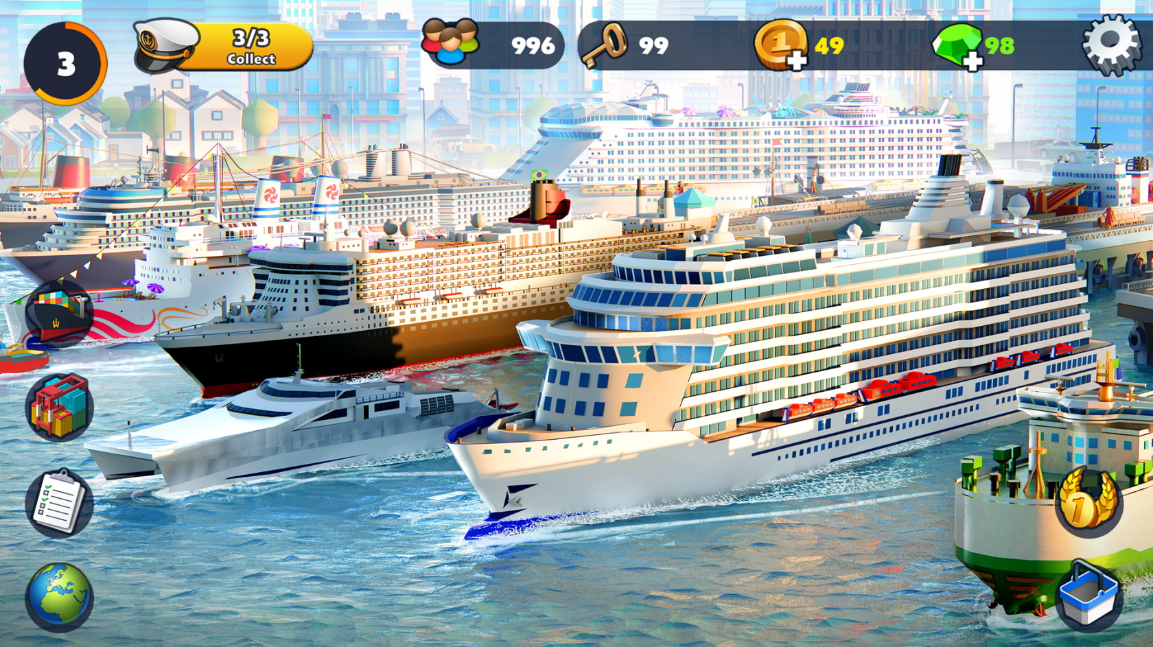 海港大城航运大亨最新版(Port City: Ship Tycoon) 1.33.0安卓版
