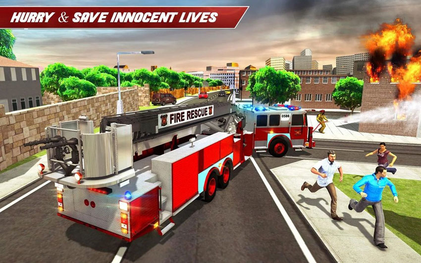 Fire Truck Driving(消防车驾驶救援911无限金币版) 22破解版