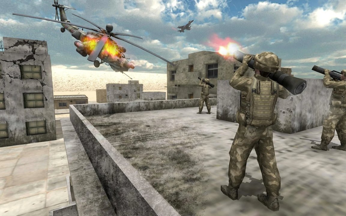 武装直升机3D战斗空袭破解版 1.9.8最新版