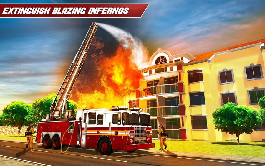 Fire Truck Driving(消防车驾驶救援911无限金币版) 22破解版