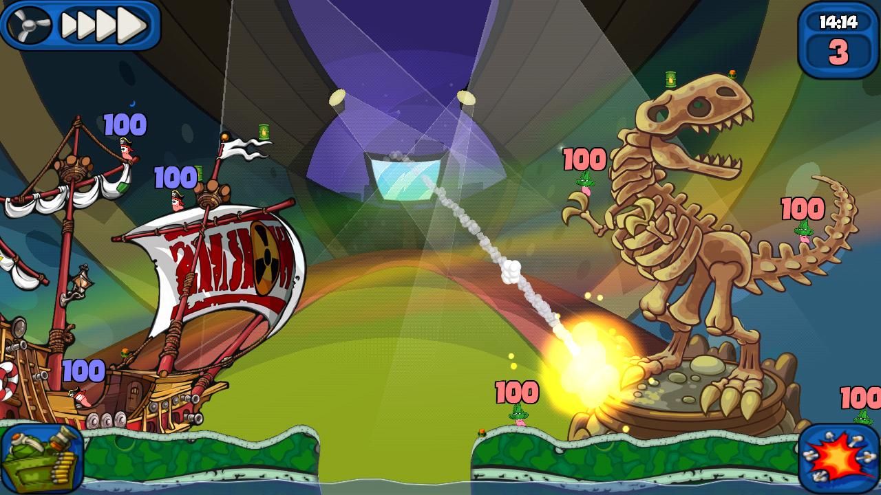 百战天虫2直装版破解版（Worms 2: Armageddon） 1.4.1手机版