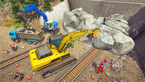 火车轨道搭建游戏