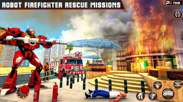 应急消防机器人Emergency FireFighter Robot 3D