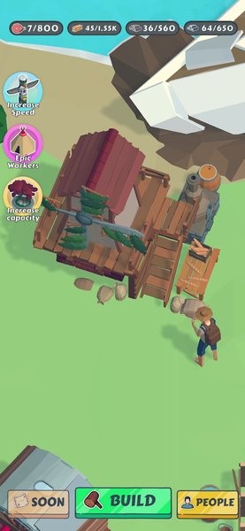 Island Crash: Idle Survival