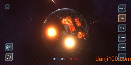 星球爆炸模拟器