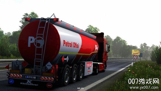 Offroad Hill Side Oil Tanker