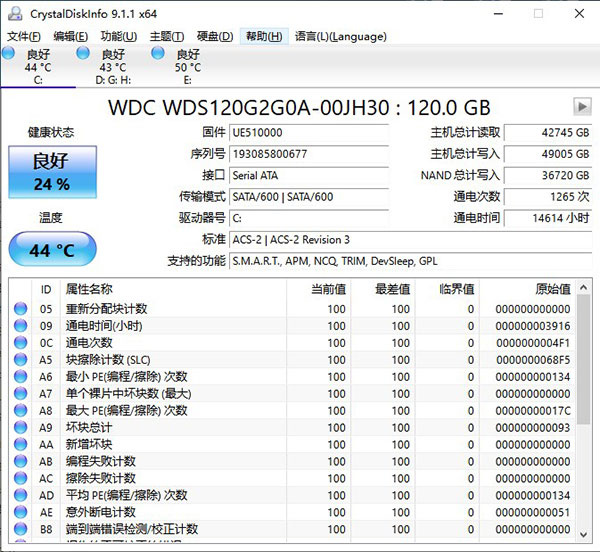 CrystalDiskInfo