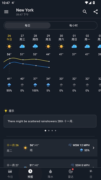 1weather中文付费破解完整版