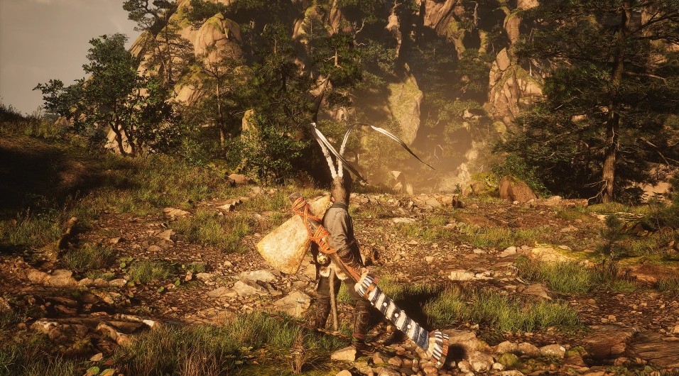 黑神话悟空RDR2斧头替换金箍棒MOD