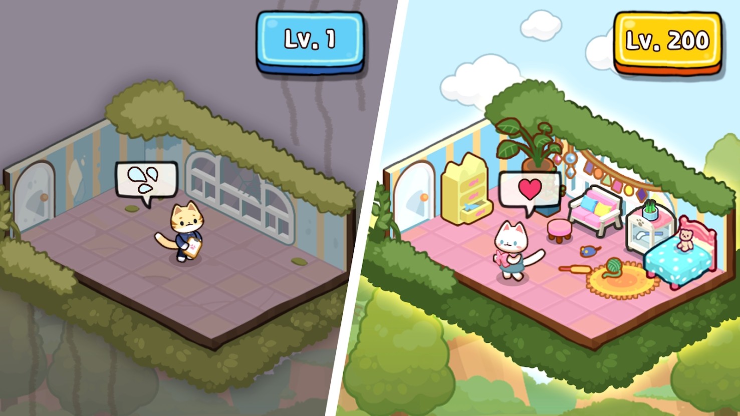 猫咪放置大亨破解版无限金币无限钻石(Kitty Cat Tycoon) 1.0.50最新版