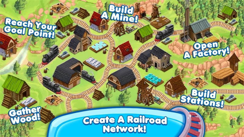 Railroad Mania(铁路狂热火车帝国战略最新版) 1.1.31安卓版