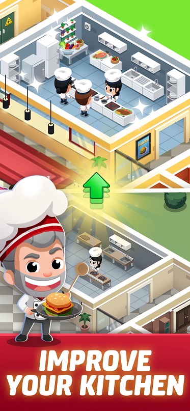 Idle Restaurant Tycoon(闲置餐厅大亨无限钞票版) 1.31.0安卓版