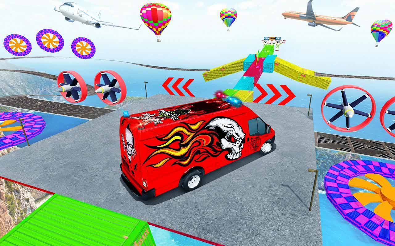 Mega Ramp Stunt Car Racing Games(超级坡道特技赛车大量货币版) 1.0安卓版