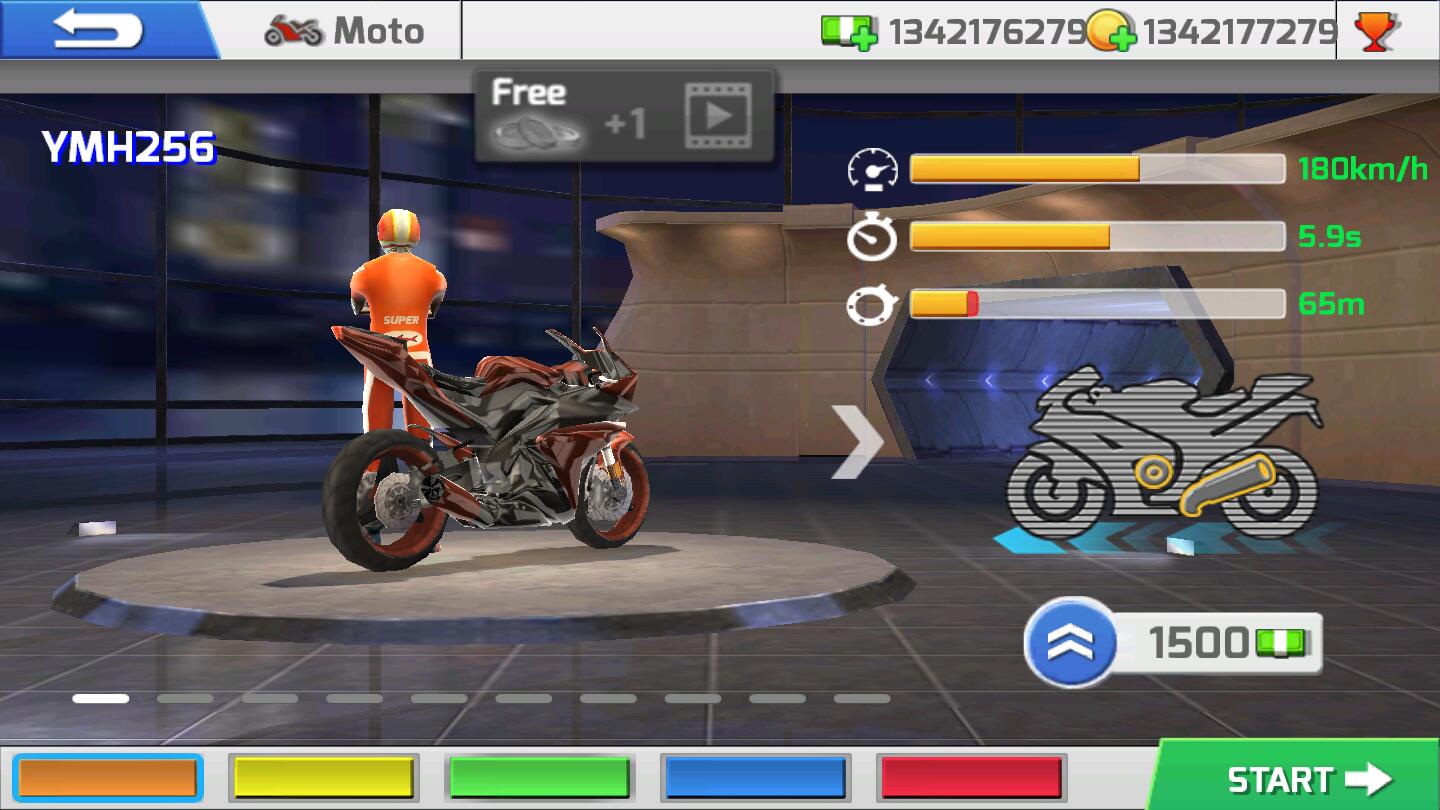 真实摩托赛车破解版 1.4.0安卓版