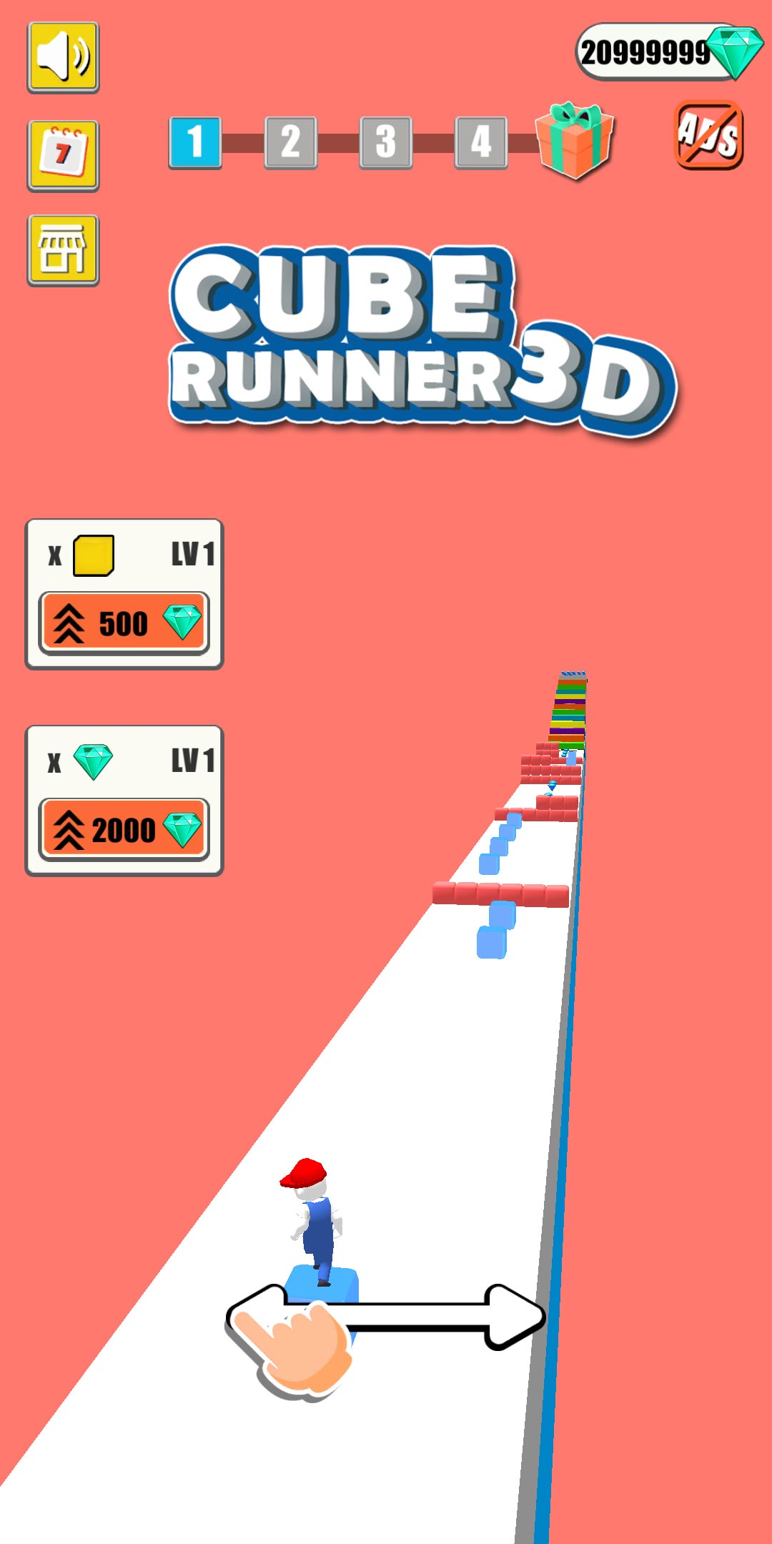 Cube Runner 3D(魔方酷跑3D无限货币版) 1.2安卓版