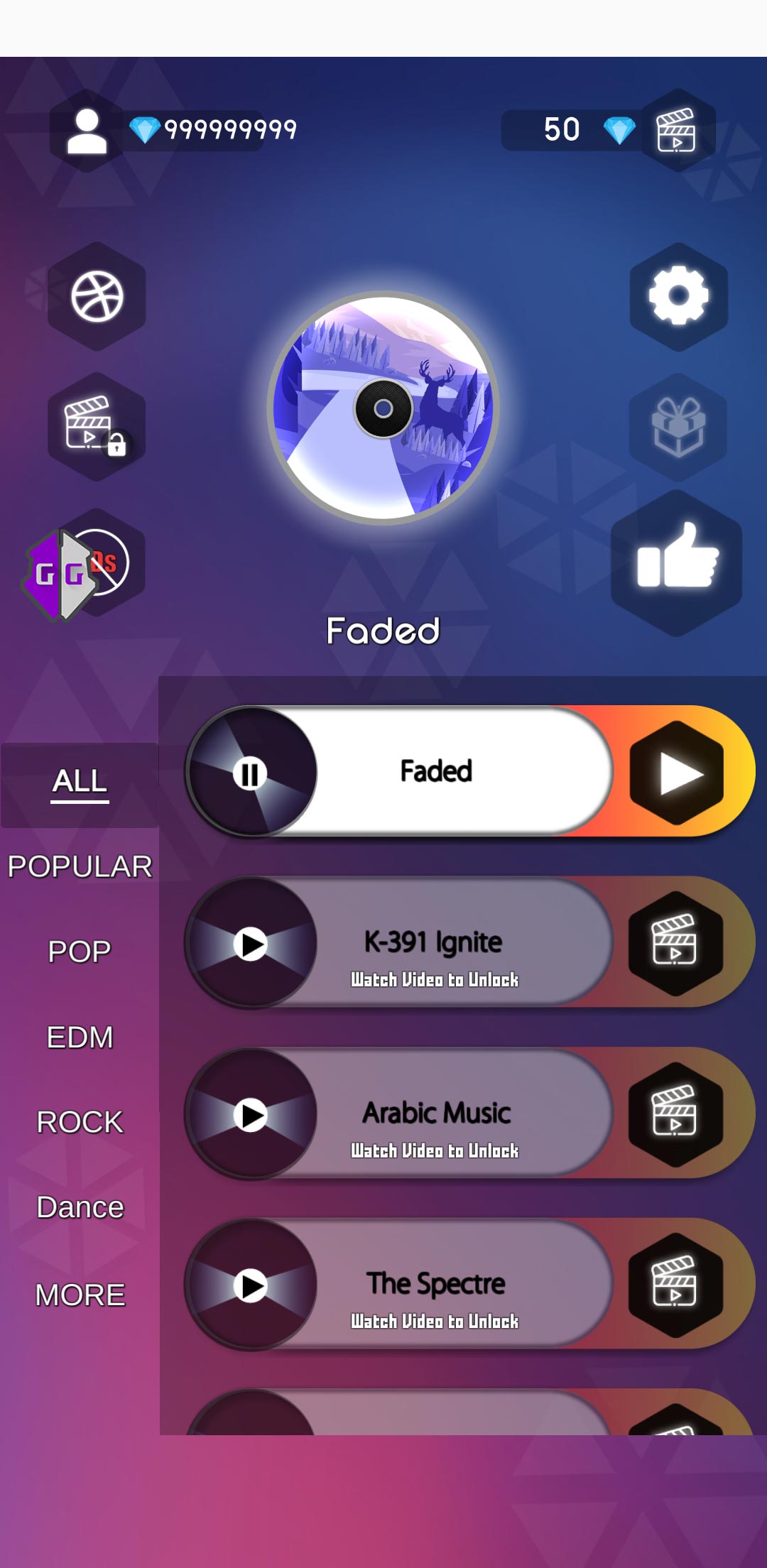 Magic Tiles Hop Forever EDM Rush(魔术砖跳3D无限钻石版) 1.0安卓版