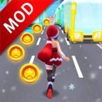 Subway Santa Princess Run(地铁公主跑酷无限金币版) 1.0.1安卓版