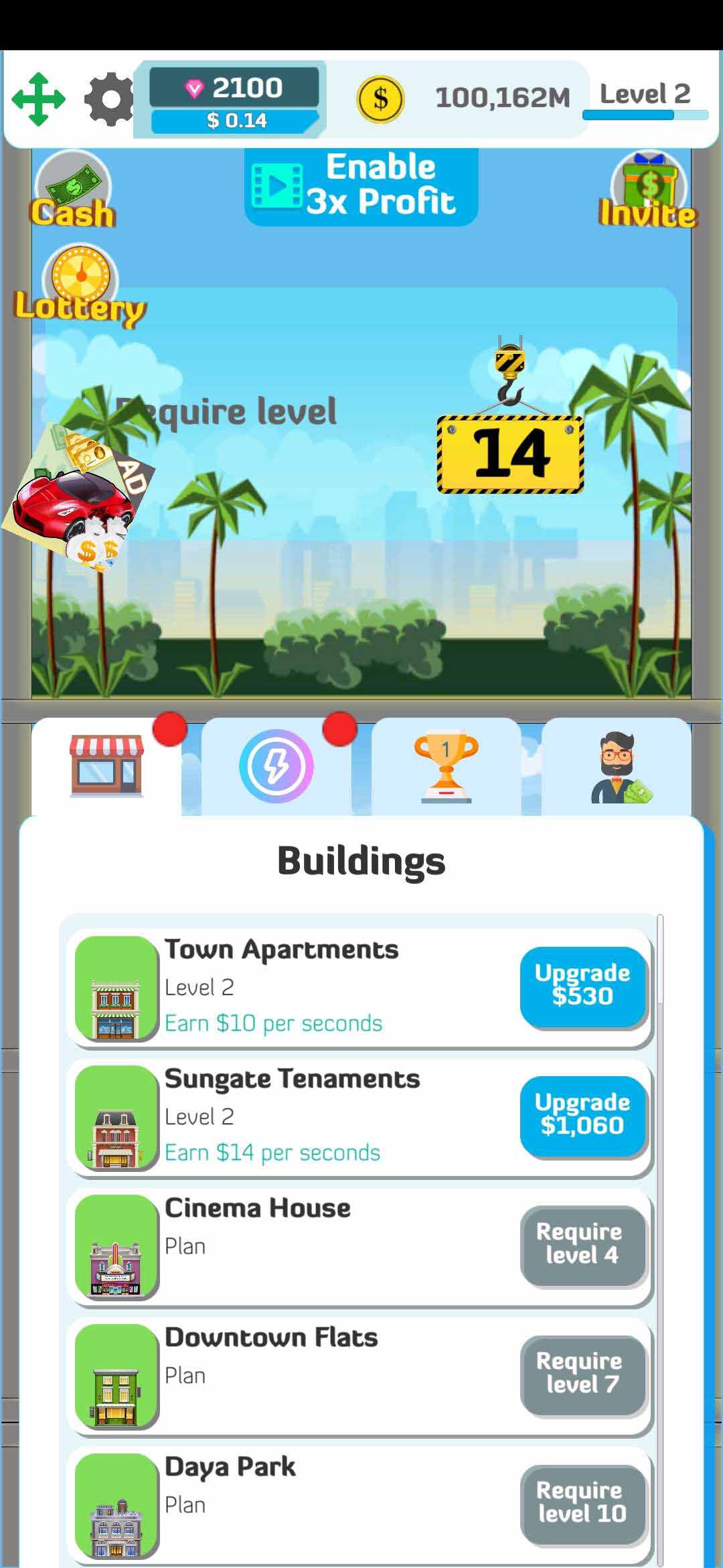 Idle Town Build Your City(建造你的闲置城市大量货币版) 1.1.4安卓版