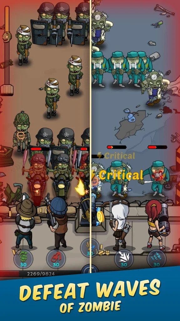 Zombie War(僵尸战争空闲防御无限金币钻石版) 117高爆率版