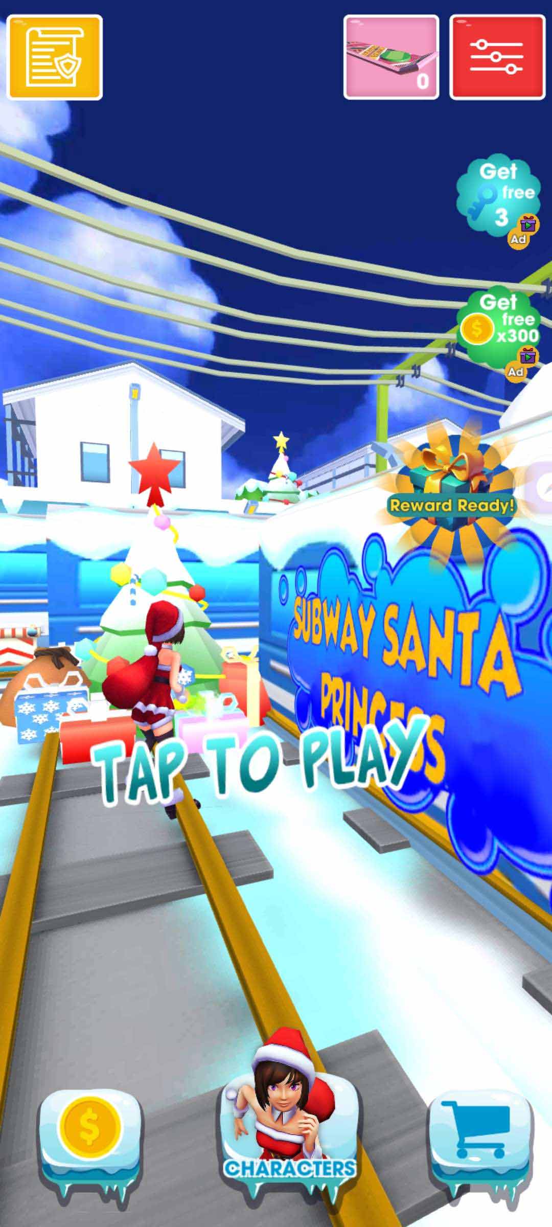 Subway Santa Princess(地铁圣诞老人公主跑破解版) 1.1.1安装包