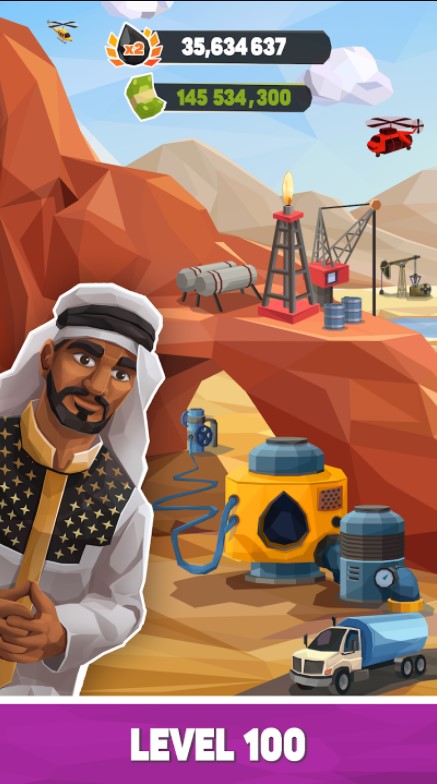 放置石油大亨炼油厂模拟经营（Oil Tycoon）无限钻石版 4.4.1去广告版