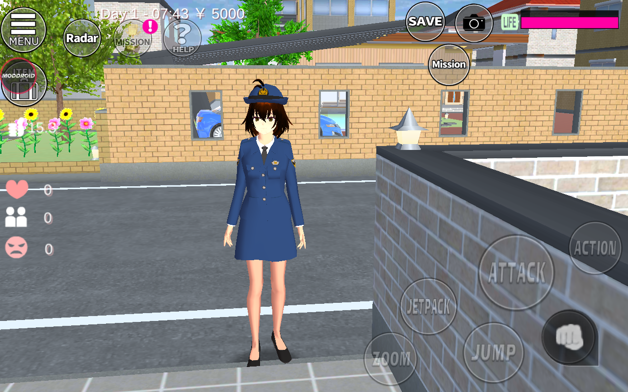 樱花校园模拟器无广告衣服全解锁