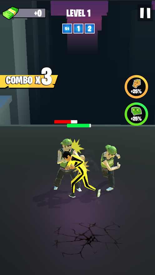 摩天大楼斗士城市帮派破解版(Skyscraper Fighter City Gang) 1.0.0最新版