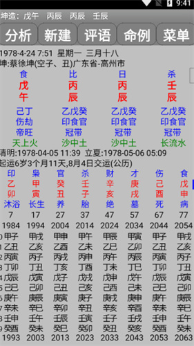 玄奥八字