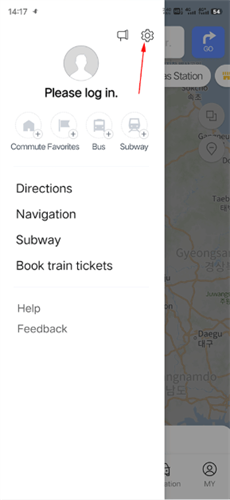 naver map中文版
