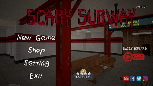 恐怖地铁逃生破解版(Scary Subway) 2.03最新版