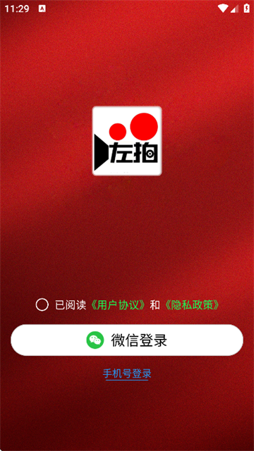 左拍