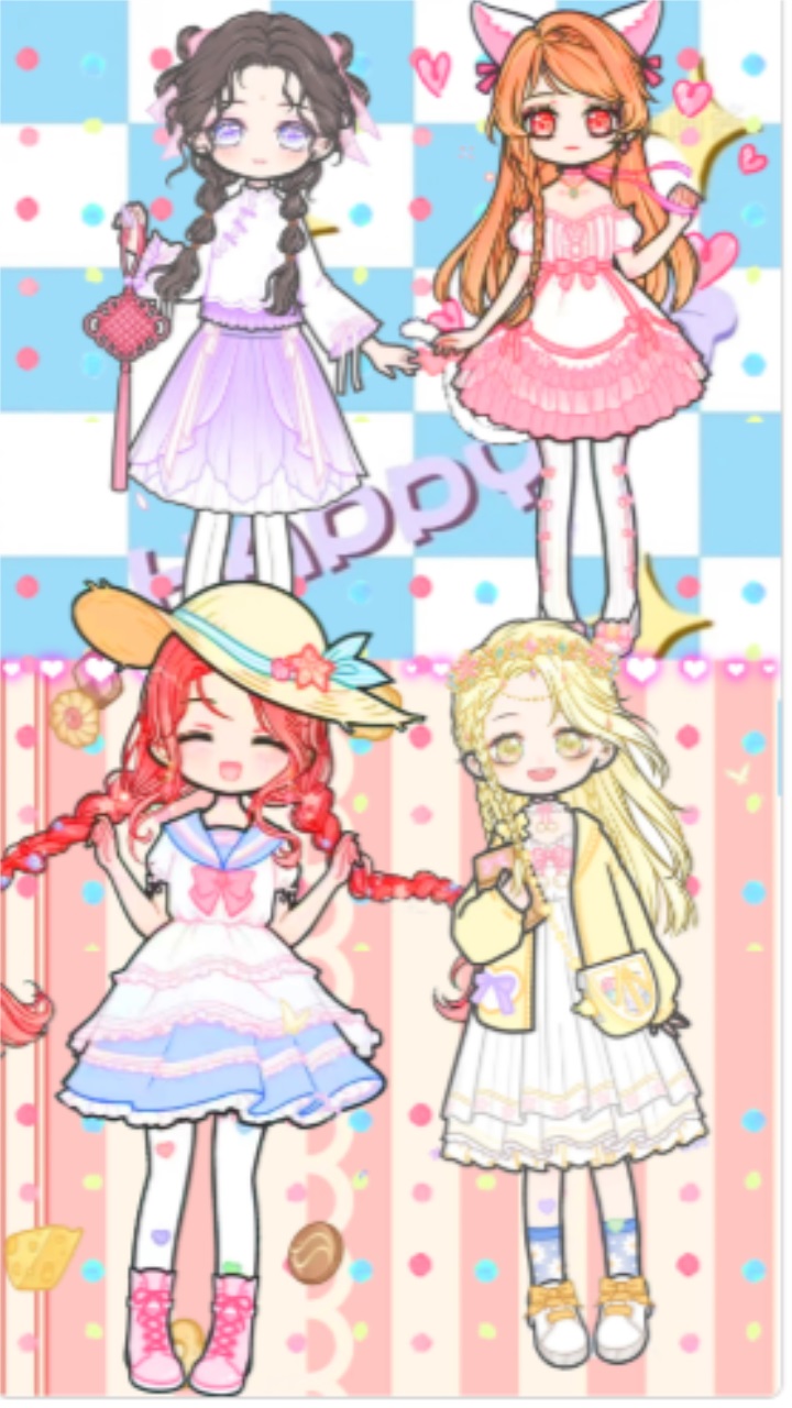 缤纷换装女孩游戏
