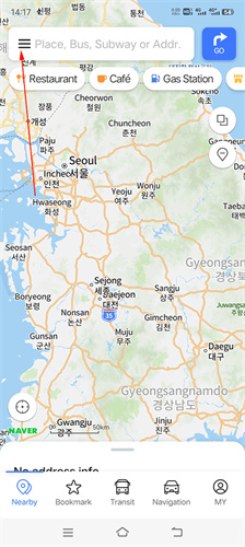 NAVER地图中文版