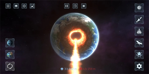 星球爆炸模拟器2D