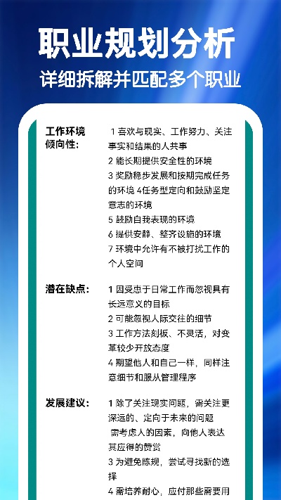mbti职业性格心理自测