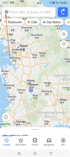 naver map中文版