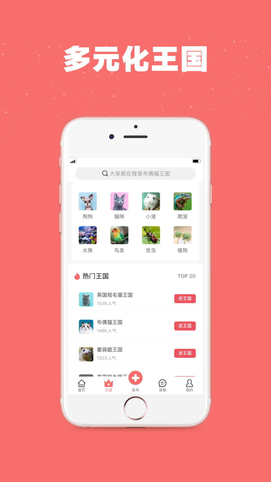 宠物王国app领养条件