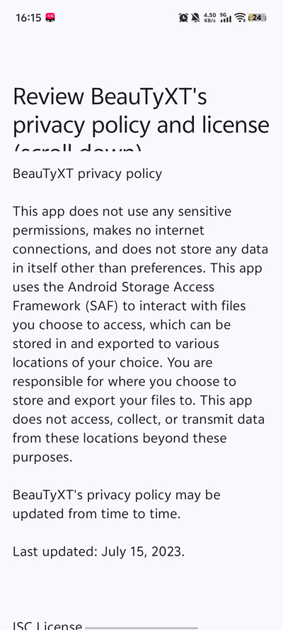 BeauTyXT文本编辑器安卓版