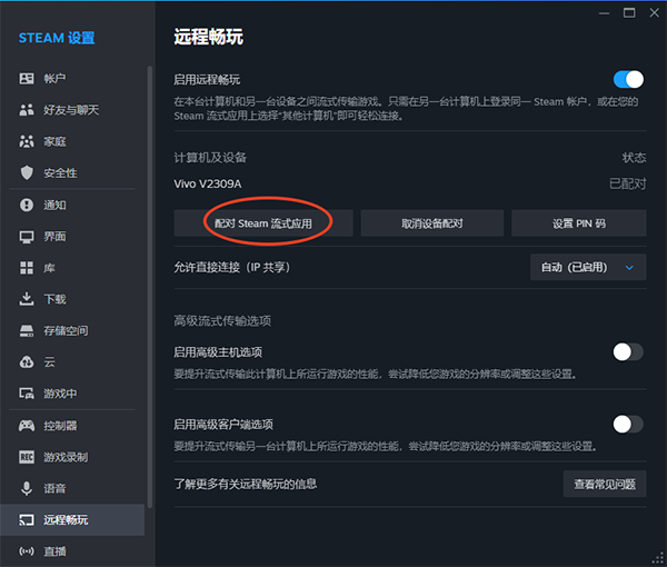 steam流式应用